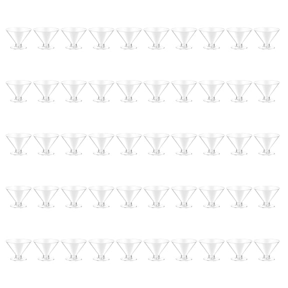 Disposable Plastic Cocktail Cups, 5 oz Capacity Food-Grade Material, Party and Event Serving, Home and Outdoor Gatherings