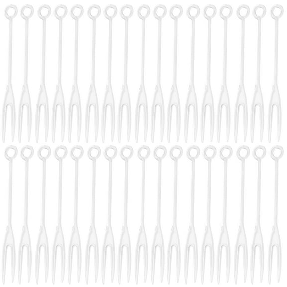 Disposable Plastic Cocktail Picks Fruit Forks Cocktail Sticks Plates Picks Cake Forksstyle 5