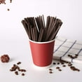 thumbnail image 1 of Disposable Plastic Coffee Stirrer Straw - 7 Inch Sip Stir Stick (Coffee, 50),Perfect for Christmas, Parties ,New Year's Eve gatherings, 1 of 6