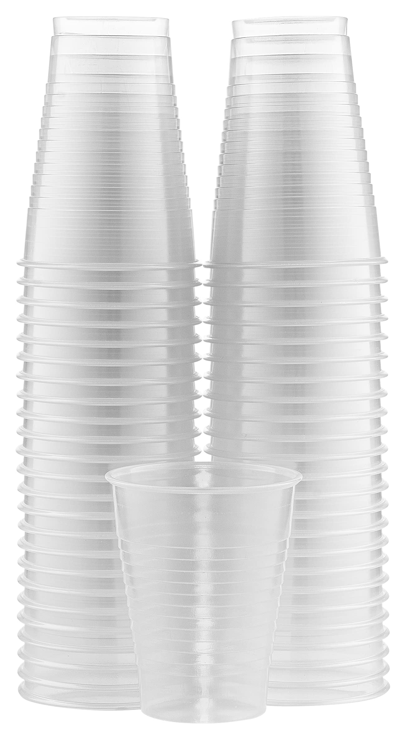 Amcrate Red Colored 12 oz Disposable Plastic Party Cups (Pack of 50)