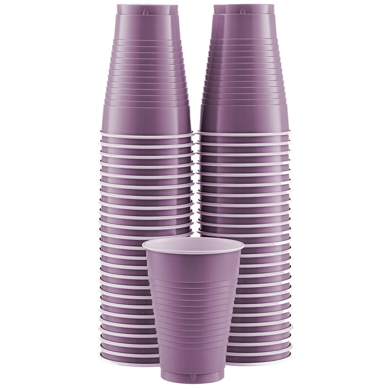 18 oz. Lavender Plastic Cups (150-Piece)