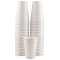 thumbnail image 1 of Disposable Plastic Cups, White Colored Plastic Cups, 12-Ounce Plastic Party Cups, Strong and Sturdy Disposable Cups for Party, Wedding, Christmas, Halloween Party Cup, 50 Pack - By Amcrate, 1 of 6