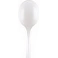 thumbnail image 1 of Disposable Plastic Cutlery Spoons (50 Count) - White Disposable Plastic Spoons Medium Weight - Great for Soups, Kitchen, Office, Togo, Lunch, Cafeterias, Restaurants by EcoQuality, 1 of 5