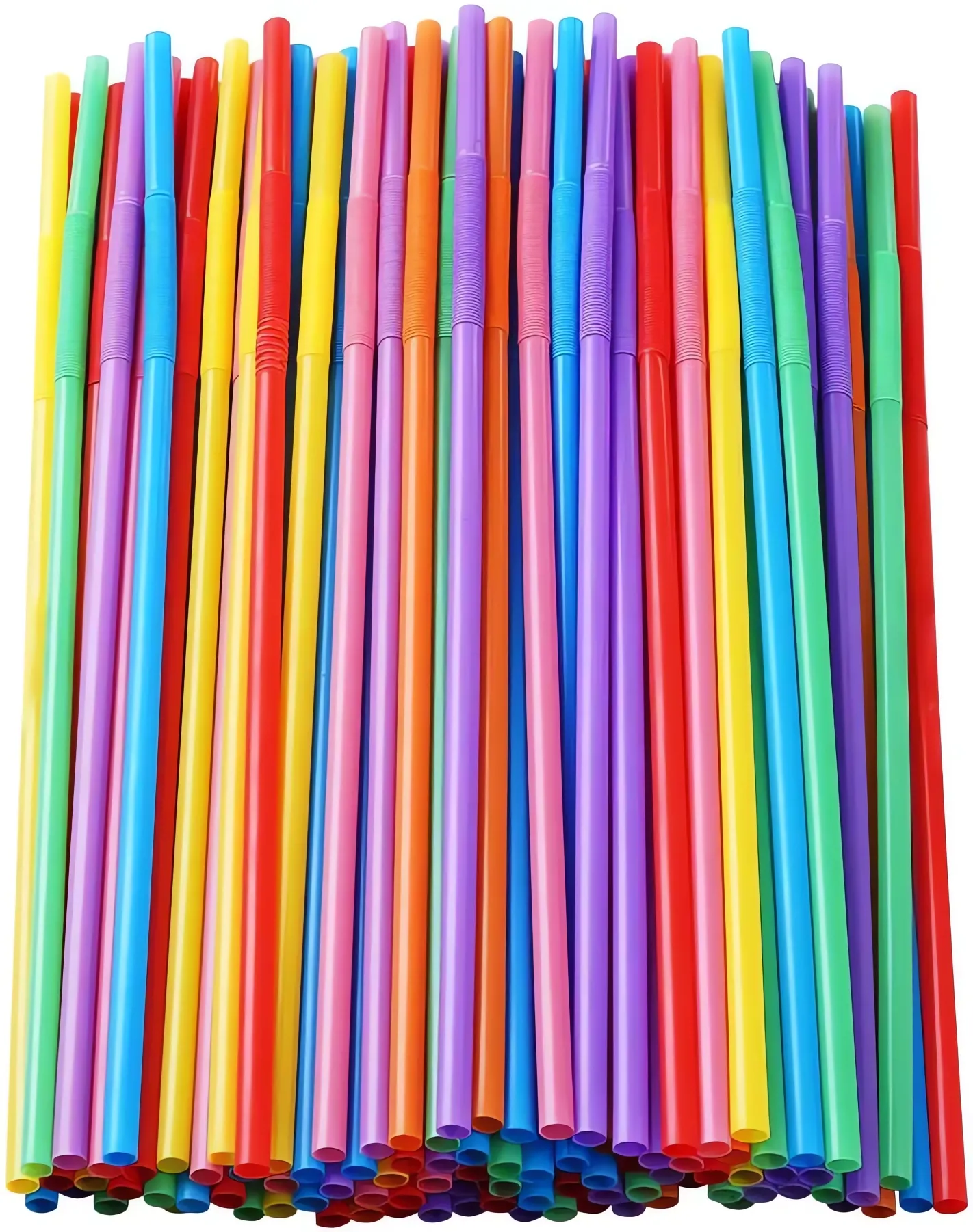 1000 Slim Red Straws for Crafts - 7.5