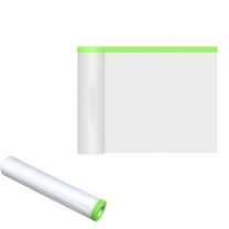 Disposable Plastic Drop Cloth with Self-Adhesive Covering for Painting, Furniture Protection, Floor and Surface Guard, Leakproof and Easy to Use for Home Renovation