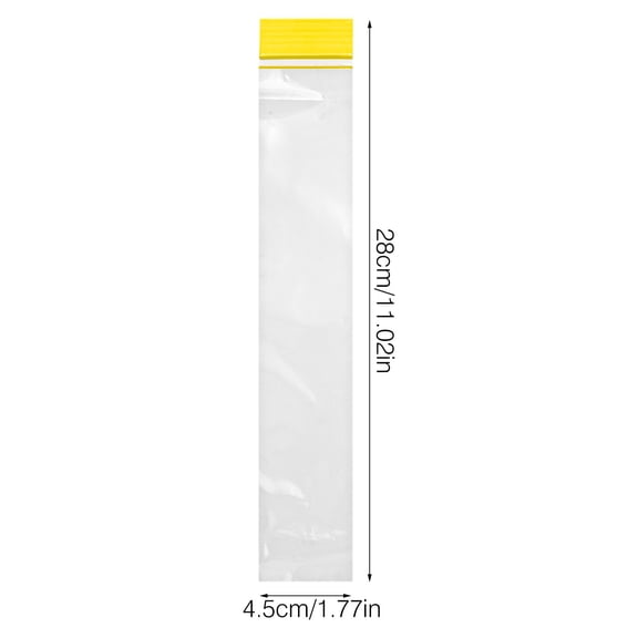 Disposable Plastic Freezer Bags Fit Ice Cream Popsicle Molds Snack Storage Pouches-Blue(50pcs)