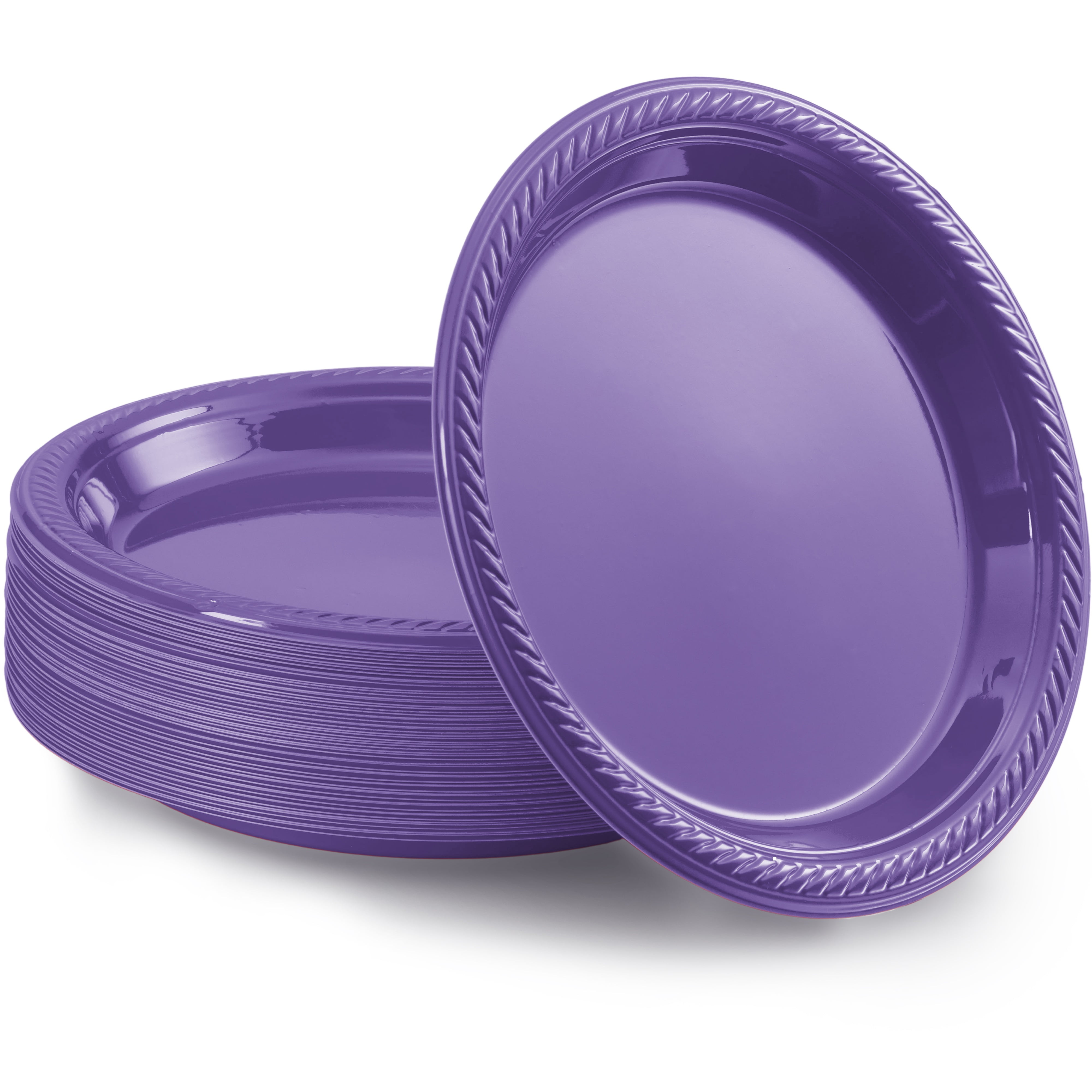 JAM Paper 20-Pack Purple Plastic Disposable Dinner Bowl in the Disposable  Bowls department at