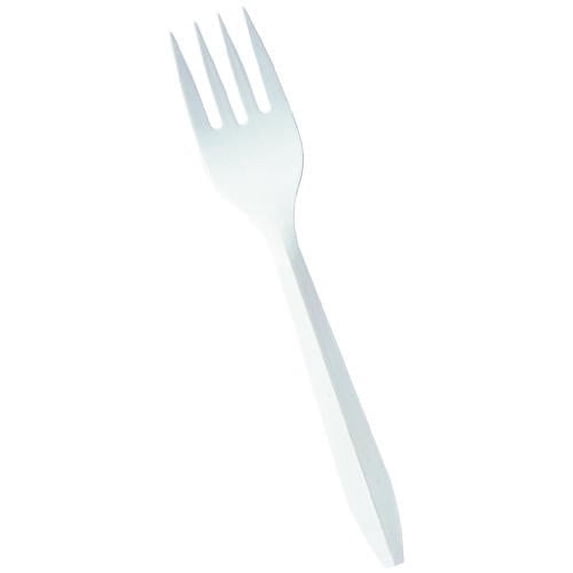 Disposable Plastic White | Pack of 400 Forks, 400 Count