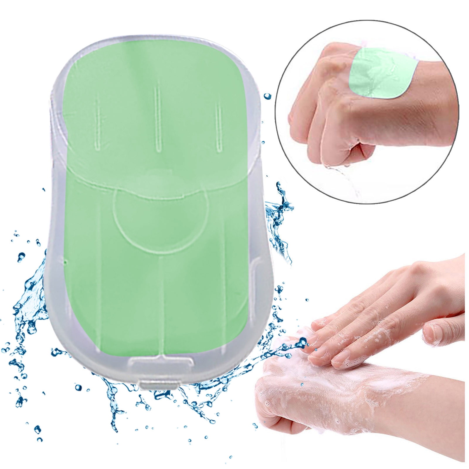 Disposable Portable Soap Tablets Mini Outdoor Hand Washing Tablets