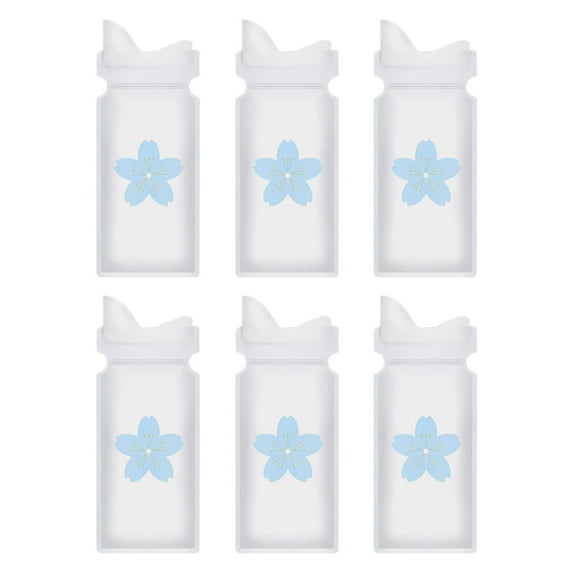Disposable Portable Urinal for Men Women Childs, Leak-Proof Travel Pee Bag with Absorbent Gel, 6-Pack Car Outdoor Emergency Urine Container for Road Trips Camping