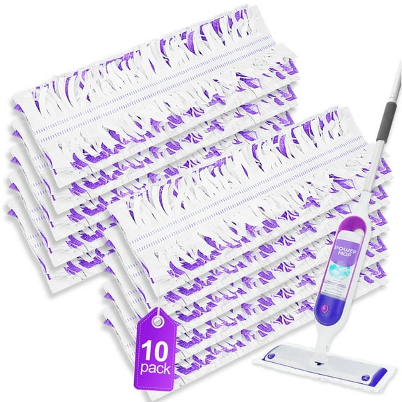 YagoDago PowerMop Multi-Surface Disposable & Power Mopping Pad Refills, 10 Count