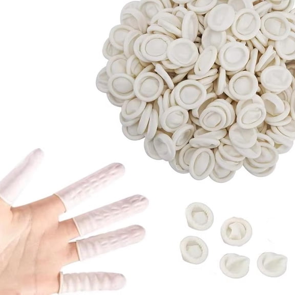 Disposable Protective Fingertips Gloves Natural Rubber Fingertips static Latex Tool Finger Cots