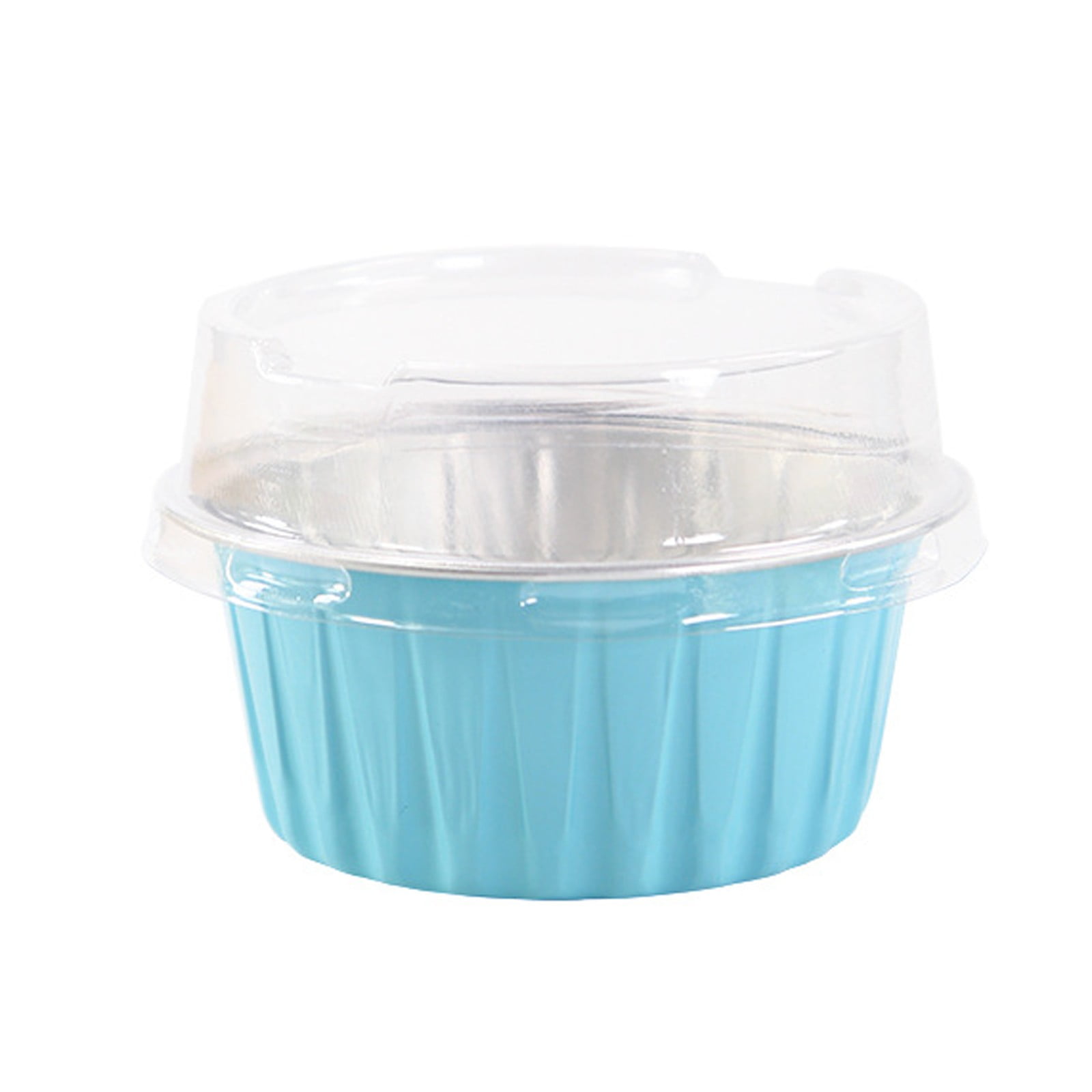 Disposable Pudding Cup Set, 10 Pieces with Lids and Spoons, Festive ...
