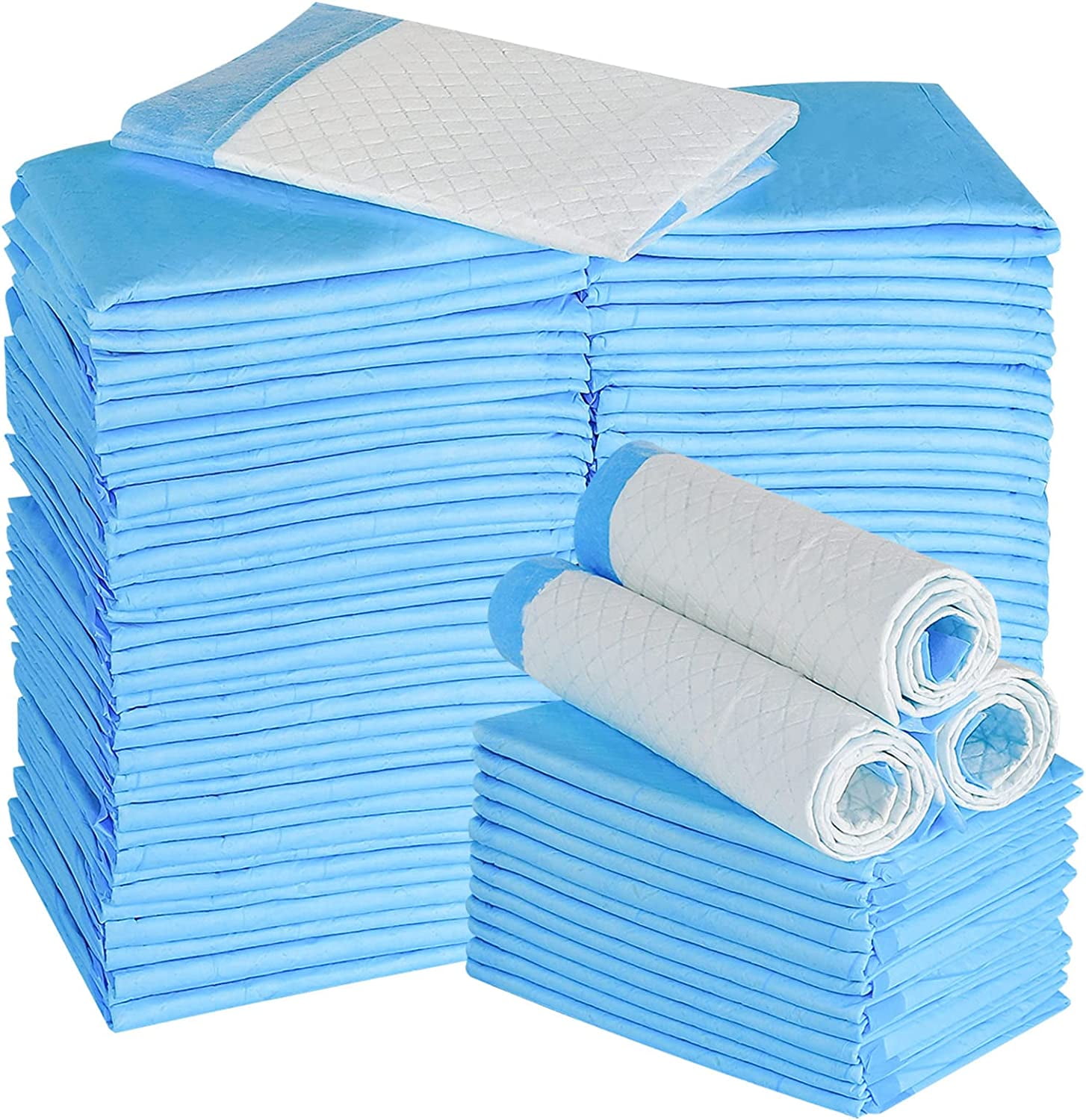 Disposable Puppy Training Pads 100 Count Pee Pads for Dogs, Cats