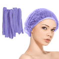 thumbnail image 1 of Smilco Disposable Hair Nets, Unisex Bouffant Caps, 12.53in Diameter, 1 of 7