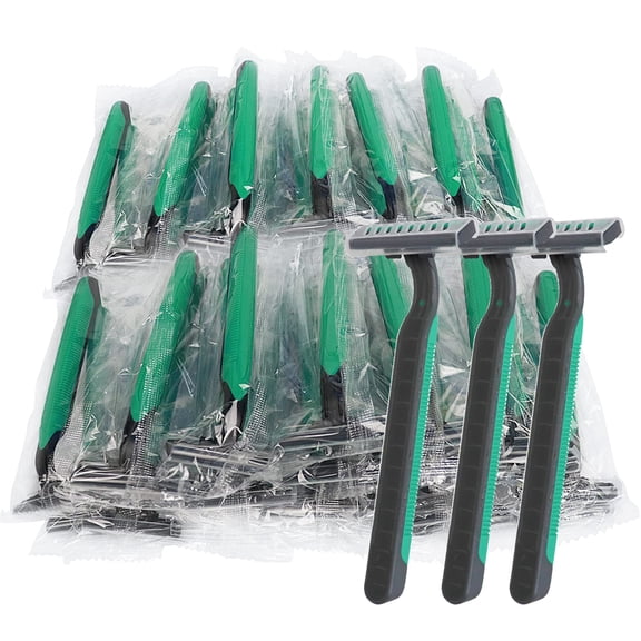 Disposable Razors Bulk,Individually Wrapped Razors for Travel,Hotel,Airbnb,and Homeless (50 Pack)
