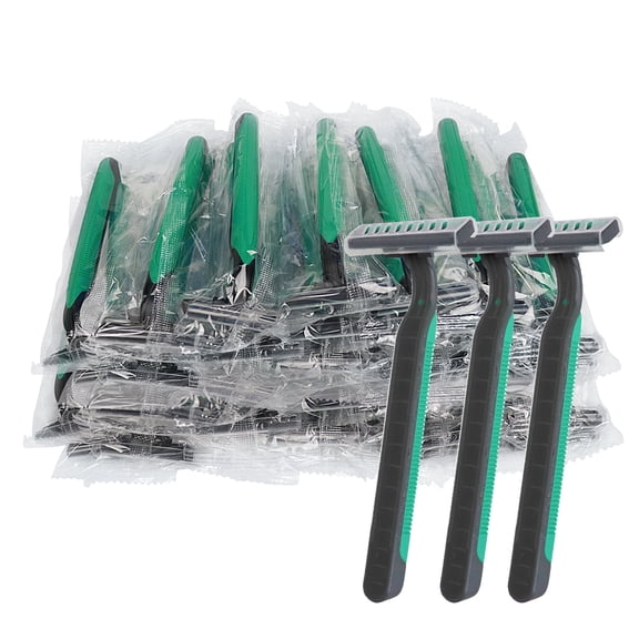 Disposable Razors Bulk, Individually Wrapped Razors, for Travel, Hotel, Airbnb and Homeless (50 Pack)