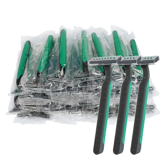 Disposable Razors Bulk,Individually Wrapped Razors for Travel,Hotel,Airbnb,and Homeless (50 Pack)
