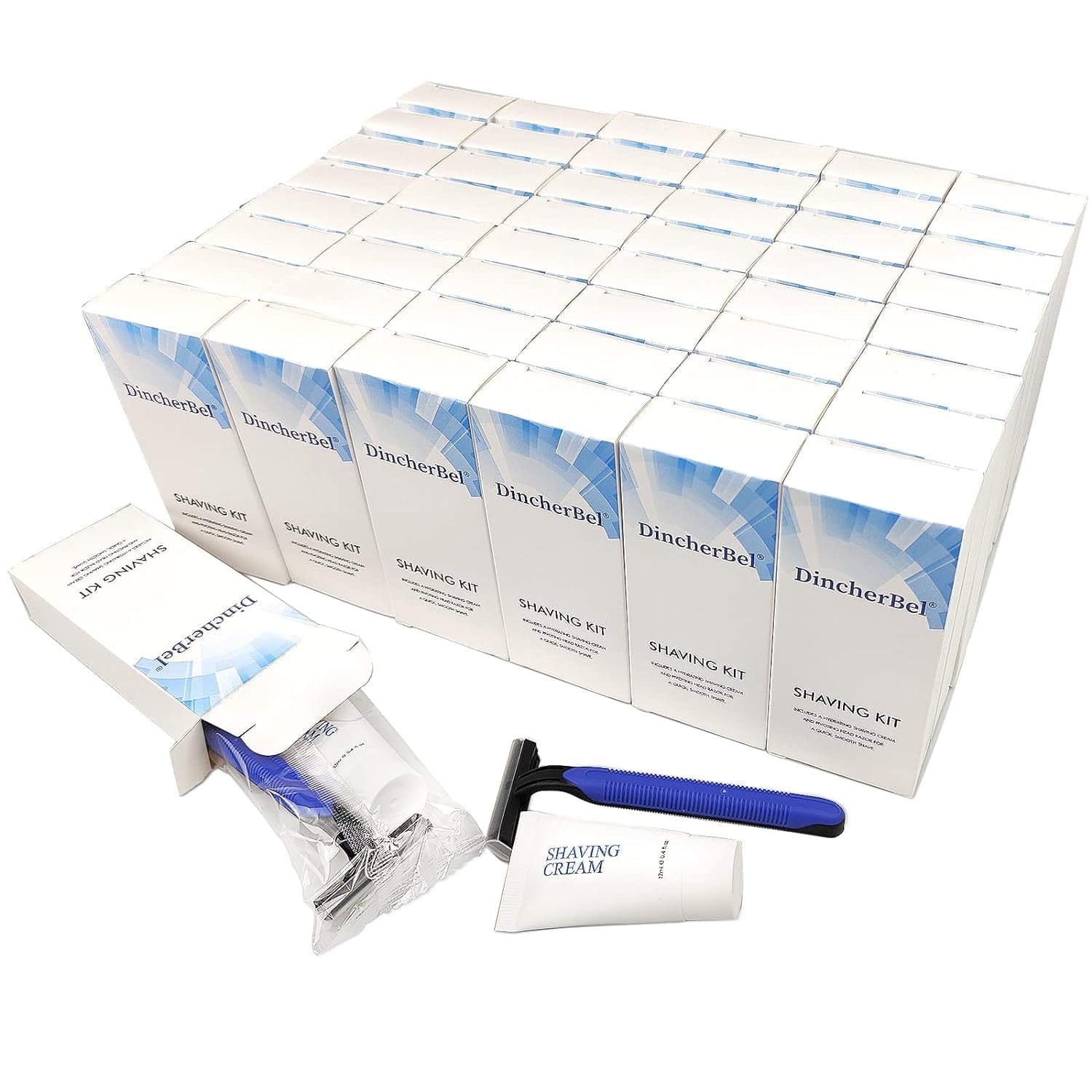 Disposable Razors in Bulk Shaving Kit Twin Blade Razors and Cream(12g ...
