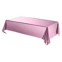 Disposable Rectangle Party Table Cloth Waterproof Table Cover Solid Color Tear-Resistant Easy to Clean Dining Table Protector Cover
