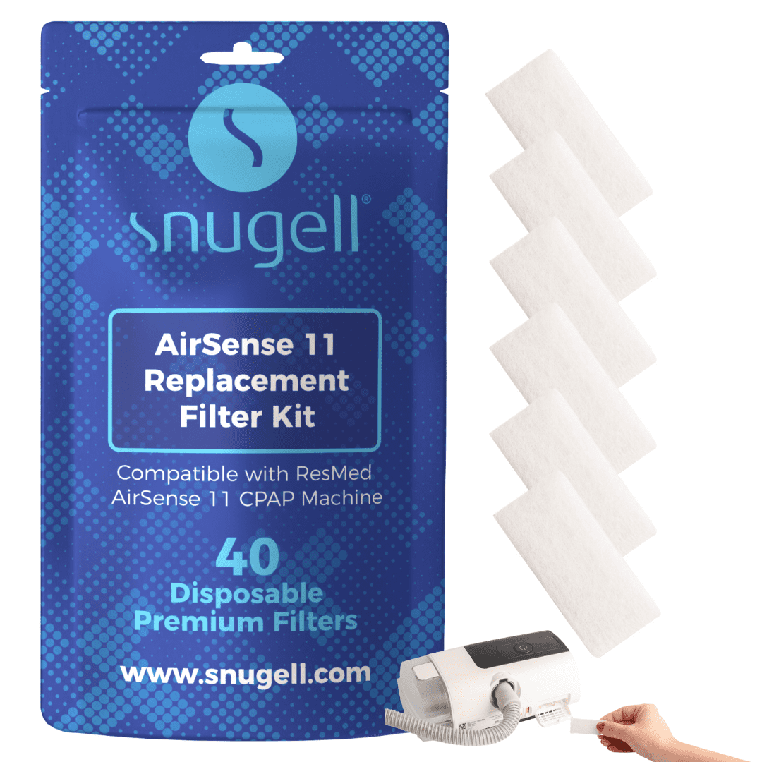 Disposable Replacement CPAP Filters by Snugell - Made for Resmed Airsense 11 Filters (40 Pack) - Enhanced Air Filtration - Easy to Install - for Travel Machine and Home Use