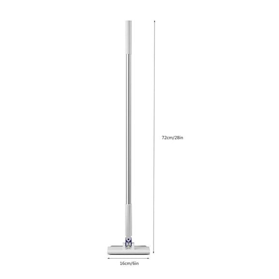 Disposable & Reusable Mini Mop with Snap Mechanism - Touch Cloth Change, Lightweight Design for Floors, Tiles, and Walls, 180 Head for Tight Spaces Cleaning