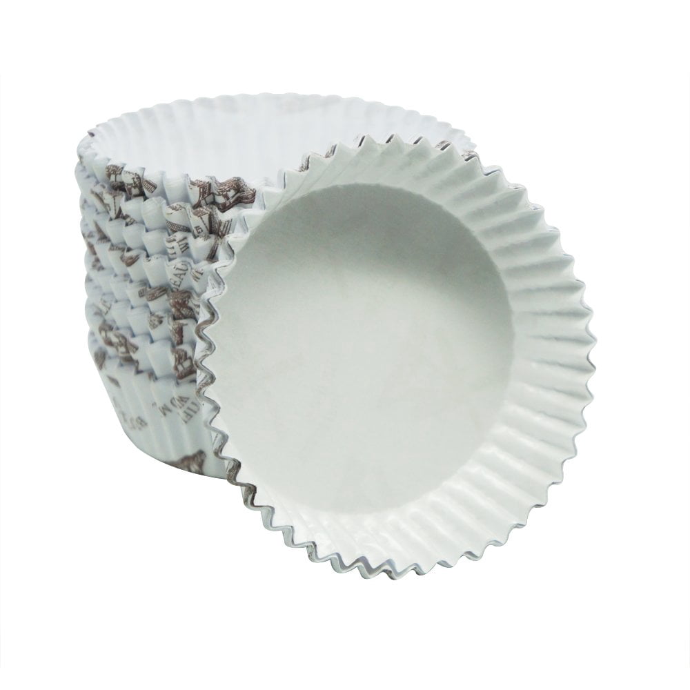 Disposable Ruffled Round Shape Non-stick Paper Baking Cup Pack Of 100 ...