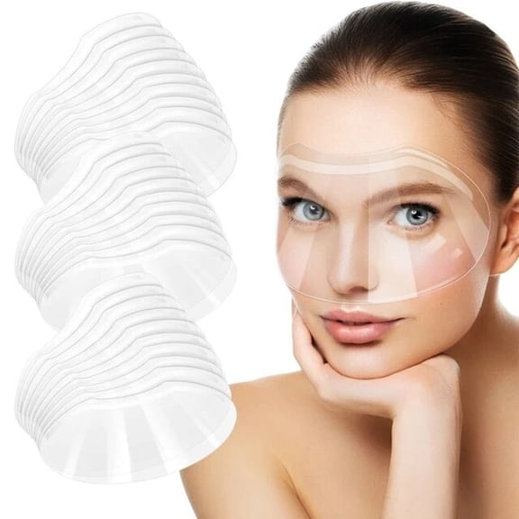 Disposable Salon Face Shields 50 Pack, Clear Protective Visors for Haircuts and Styling