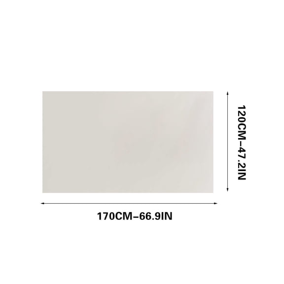 Disposable Sheepskin Tablecloth White Oil Proof No Wash Thick Plastic Table Cover | Multipurpose for Restaurant Coffee Dining Buffet Picnic | Fits 4.5x8.9ft Rectangle & 7ft Round