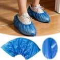 thumbnail image 1 of Disposable Shoe Covers 100 Pack, Non- Water-Resistant Booties for Indoor and Outdoor Use, Elastic Fit for Shoes, Hygienic Protectors for Home, Work, or Service Visits, 1 of 7