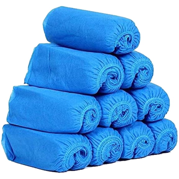 Disposable Shoe Covers 100PCS Non-Slip Durable Indoor Boot Overshoes Protector