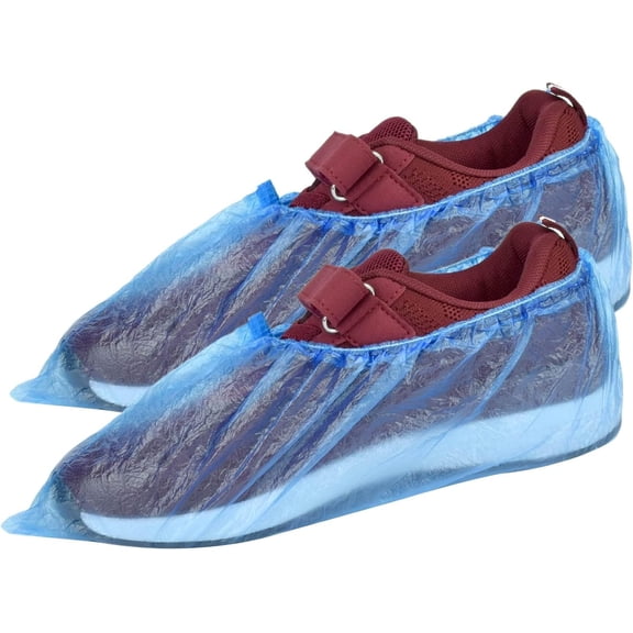 100 Pack Disposable Shoe Covers - Non-Woven Durable Booties - Shoe Protectors