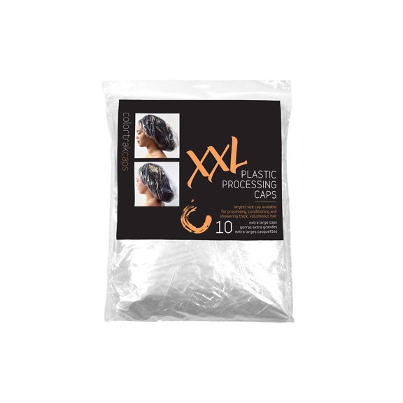 Disposable Shower Conditioning Processing Caps, Protects Long and Voluminous Hair Styles, Curls and Natural Hair, Helps Preserve Blowouts, XXL, 10 Disposable Caps Per Pack