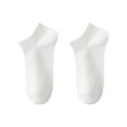 thumbnail image 1 of Disposable Socks Convenient Solid Color Cotton Socks Short Tube Socks Unisex Minimalist Socks for Daily Use White 1 Pair, 1 of 4