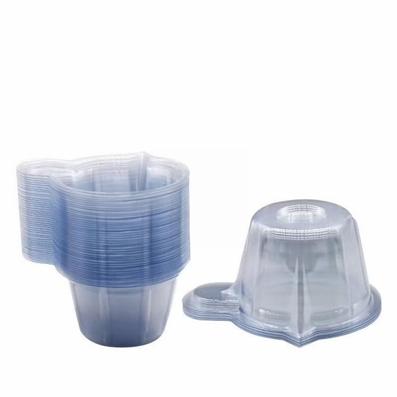 Disposable Soft Urine Cups 100-Pcs, Plastic Specimen Containers for Lab/Home Tests, Specimen Collection Cups for Pregnancy & Medical Testing, Easy-Stack Design Compact Storage, 1.96"x 1.37",Clear