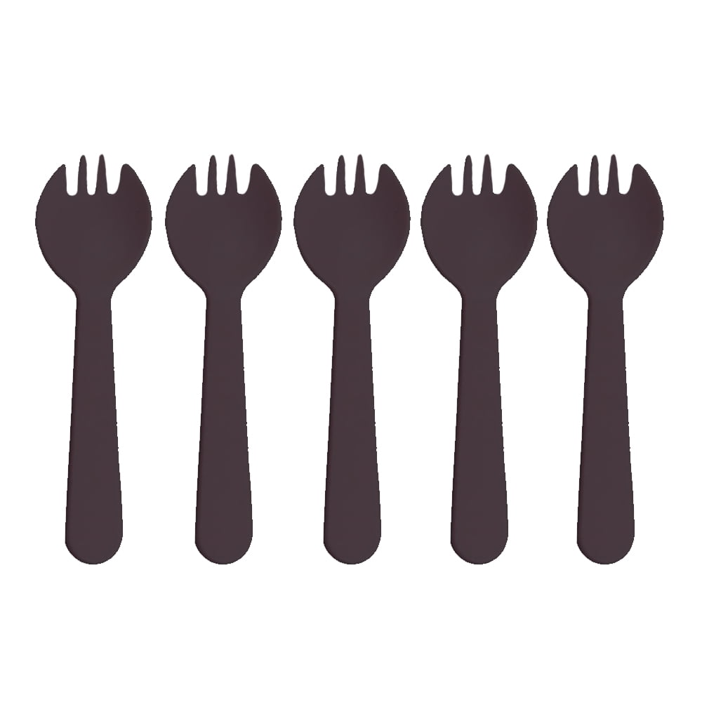 Disposable Sporks (30 Pack) Plastic Sporks BPA Free Kid Safe 2 in 1