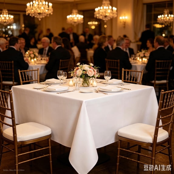 Disposable Square Solid Color Tablecloth, Plastic Party Table Cover for Birthday, Banquet & Events