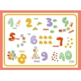 thumbnail image 1 of Disposable Stick-on Placemats for Baby & Kids, Restaurant Table Mats 11.8" x 17" Sticky Place Mats, Toddler Baby Placemat, Animal Alphabet Theme, 1 of 5