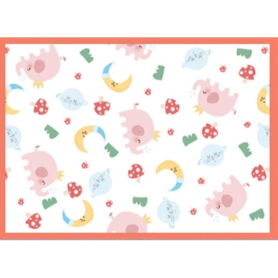 Disposable Stick-on Placemats for Baby & Kids, Restaurant Table Mats 11.8" x 18" Sticky Place Mats, Toddler Baby Placemat, Animal Alphabet Theme