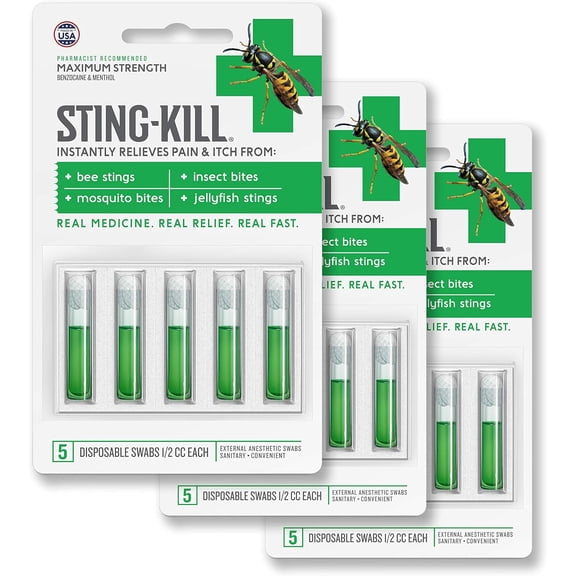 Disposable Swabs 5 Each (Pack of 3)