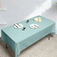 thumbnail image 1 of Disposable Tablecloth Plastic Waterproof Oil Proof, Party Table Cover for Birthday Dessert Events, All Occasion Solid Color Plastic Cloth, Heavy Duty Spill Protection Table Cover, 1 of 6