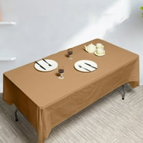 Disposable Tablecloth Plastic Waterproof Oil Proof, Party Table Cover for Birthday Dessert Events, All Occasion Solid Color Plastic Cloth, Heavy Duty Spill Protection Table Cover