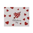 Disposable Tablecloths for Rectangle Tables Valentine Day Printed