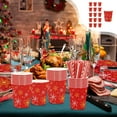 thumbnail image 1 of Disposable Tableware Set for Christmas Party with Snowflake Design – Paper Plates, 16-Pack, Paper Dinnerware for Festive Gatherings, One-Time Use, Easy Cleanup, 1 of 6