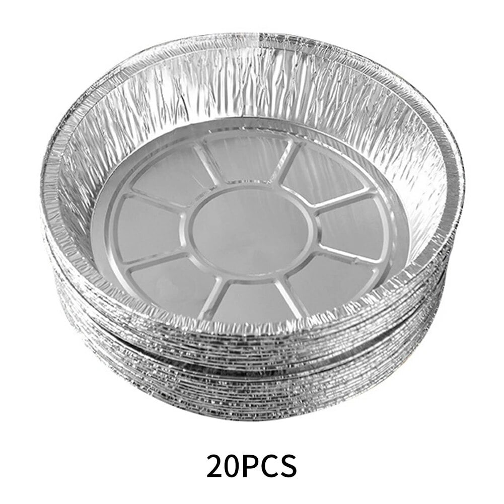 Disposable Tin Foil Bowl Box Baking Tool Foil Pans Round Air Fryer