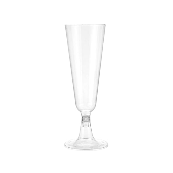 Disposable Toasting Glasses Clear Plastic Champagne Flutes, 5.5 Oz Party Cup Wedding Plastic Glass Birthday Party Cup For Toasts.