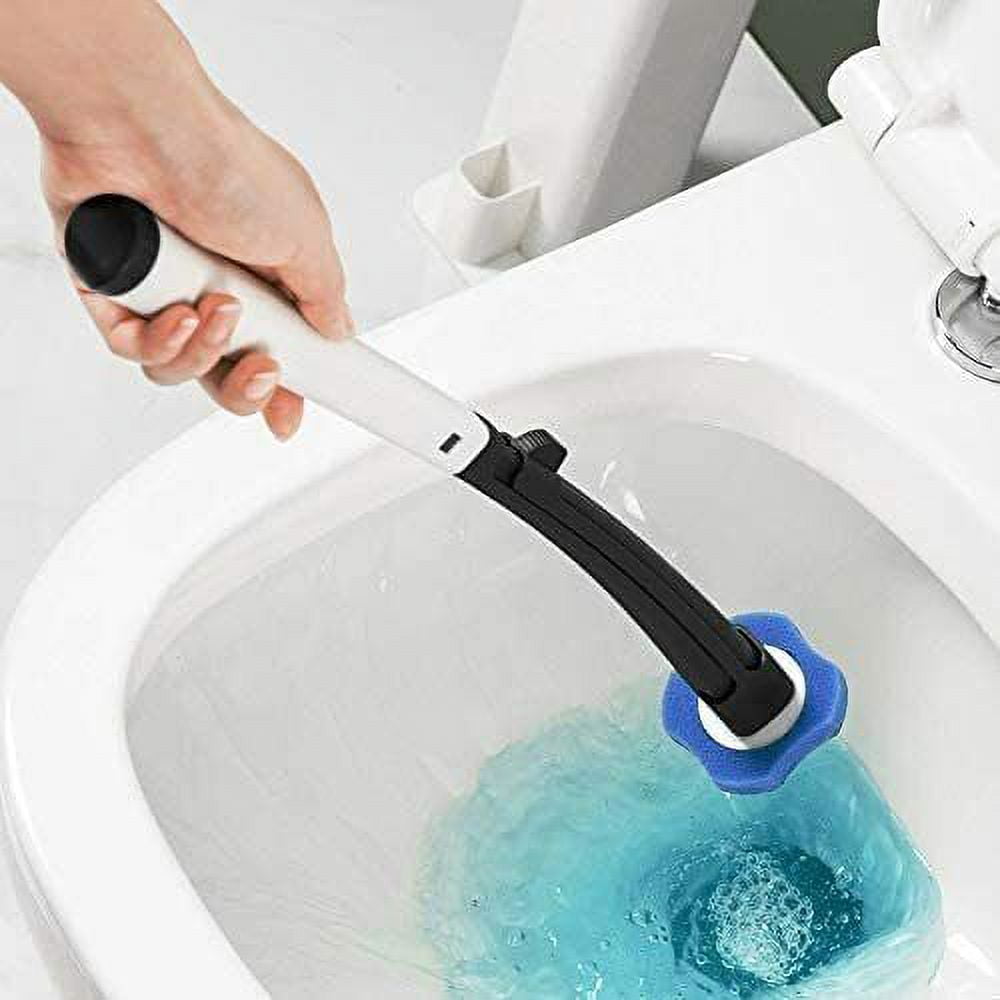  Disposable Toilet Brush Set Groove Cleaning Bursh Contains 2  Handles and 50 Toilet Brush Refill Heads Crevice Cleaning Brush Toilet Swab  Toilet Scrubber Cleaning Brush Bathroom Toilet Cleaning Tools : Home