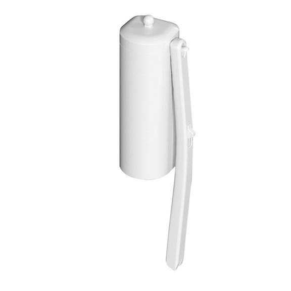 Disposable Toilet Brush with Replacement Heads, Convenient Cleaning Solution, Efficient Hygienic Cleaning, Wall-Mounted Design, for Home and Office Restrooms
