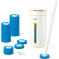 thumbnail image 1 of Disposable Toilet Brush, Bowl Cleaning System with 24 Count Wand Refill, Clean Brush Starter Kit 1 Wand, Storage Caddy and Fragrant Tablet (1 + 24), 1 of 4