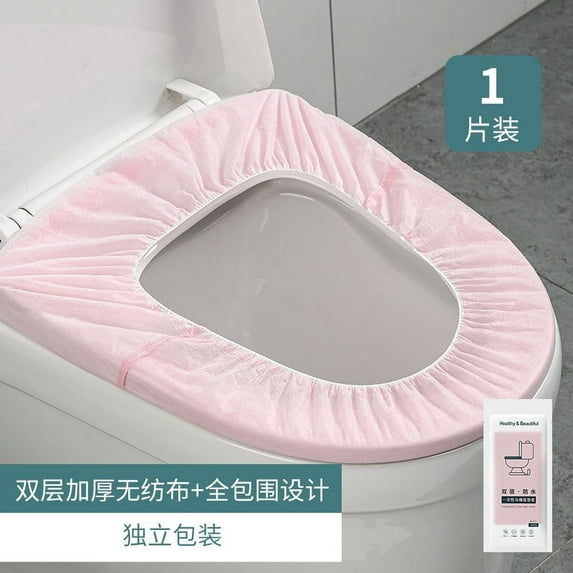 Disposable Toilet Seat Covers under $5! Bzdzmqm Disposable Toilet Seat Covers For Travel And Public Restrooms, Individually Wrapped Double Layer Waterproof Bathroom Hygiene Protection, Portable